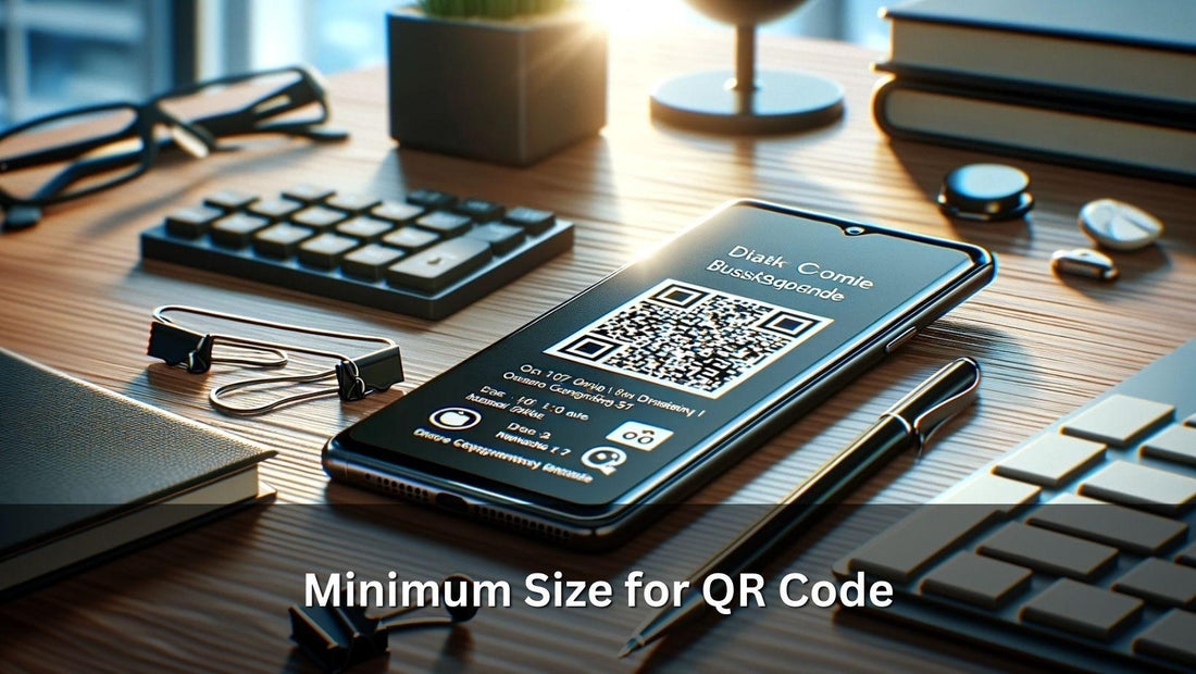 Digital-Business-Card-QR-Code-Mobile-Device-Office-Setup