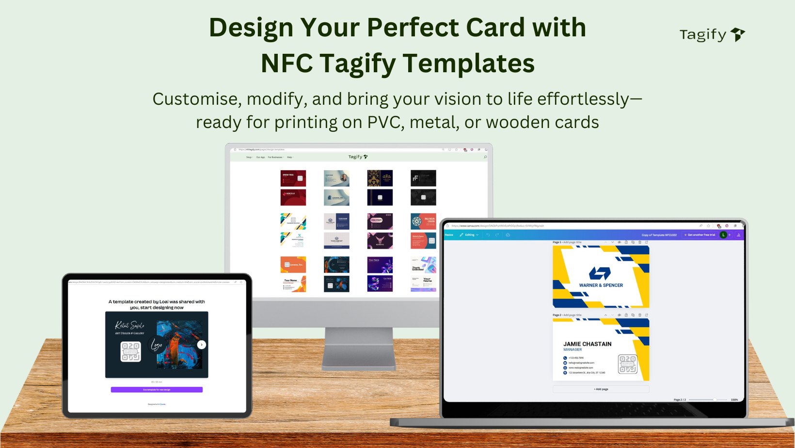 Design Your Digital Card β NFC Tagify