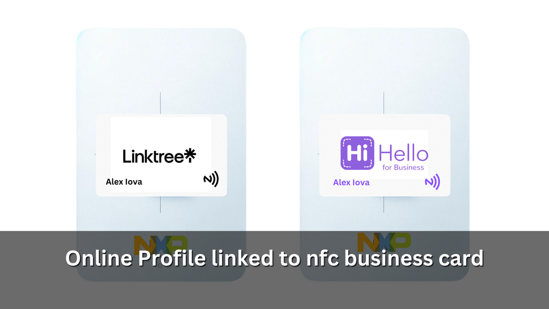Add online profile to nfc business card