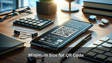 Digital-Business-Card-QR-Code-Mobile-Device-Office-Setup