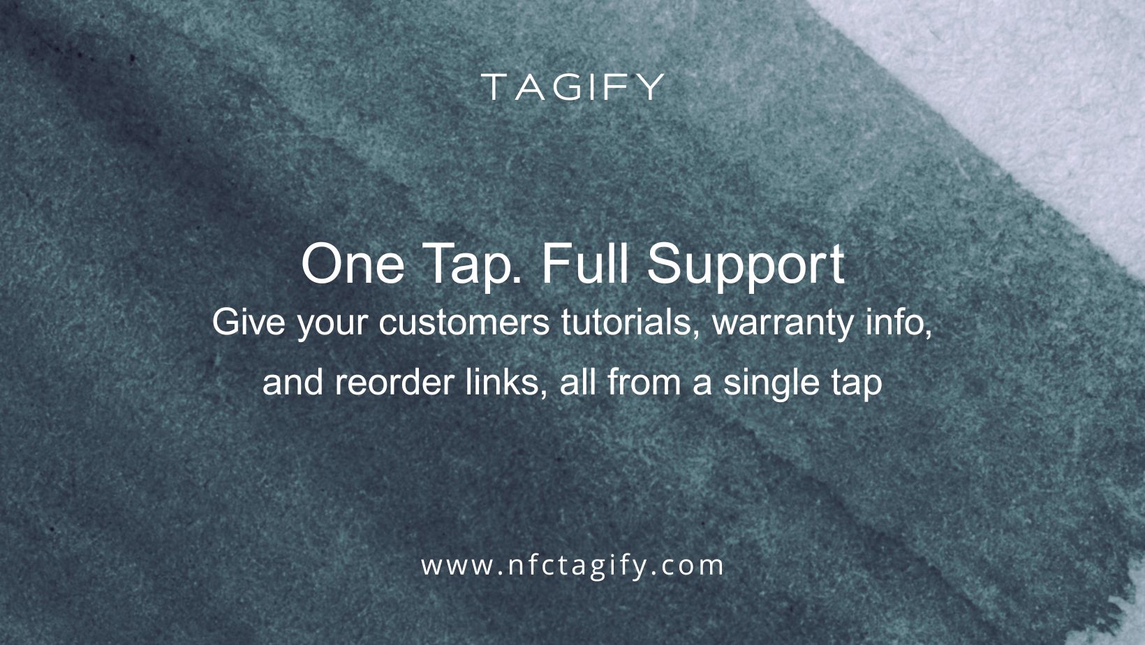 Tap for Instant Support – NFC Tagify