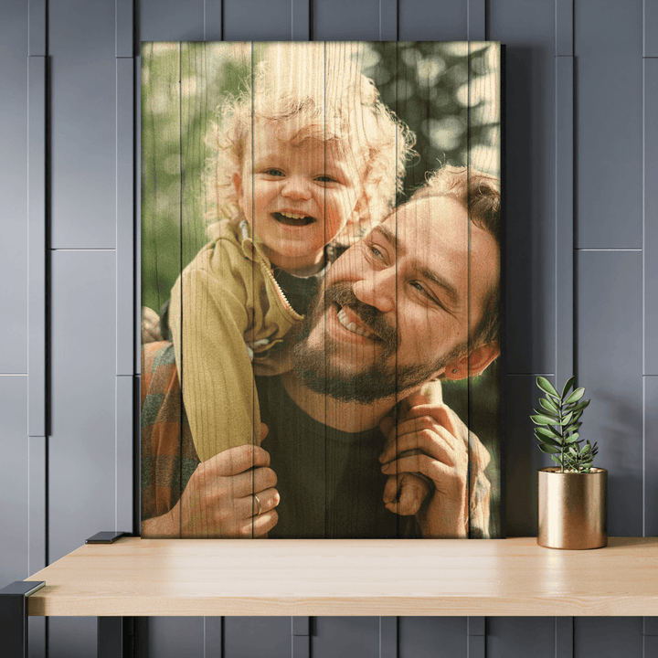 Custom Smart Wood Photo Prints - Desk/Wall Art & Gifts - NFC Tagify