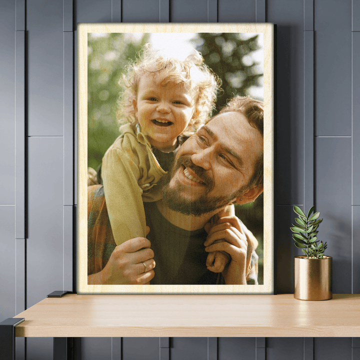 Custom Smart Wood Photo Prints - Desk/Wall Art & Gifts - NFC Tagify