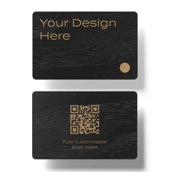 Wooden Digital Business Card - Engraving