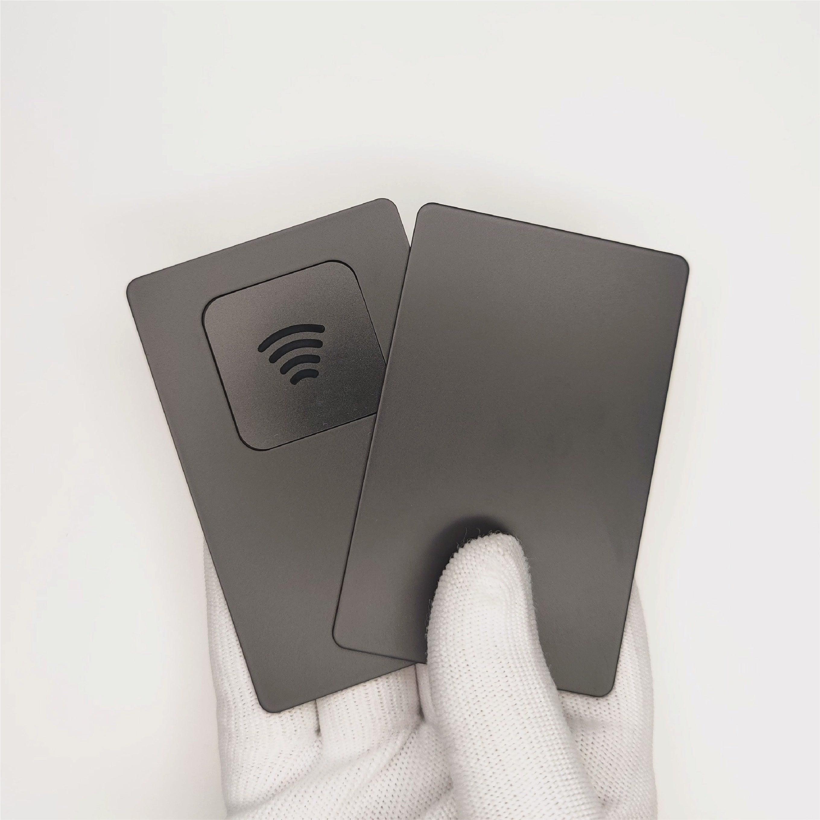 Smart Card With Rocks Full Metal Smart Card – NFC Tagify