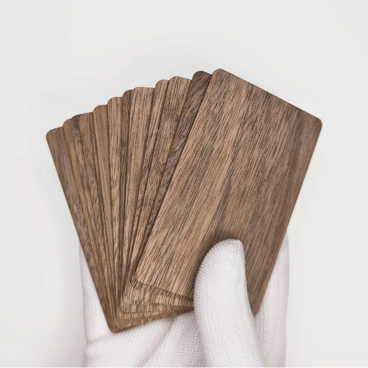 Wooden Smart NFC Card - NFC Tagify
