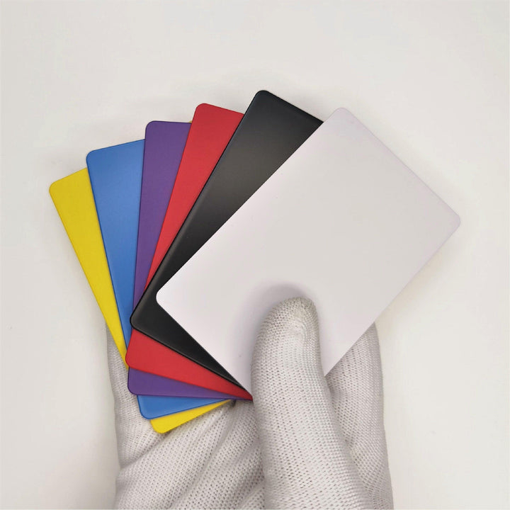 Coated Smart Metal Cards - NFC Tagify
