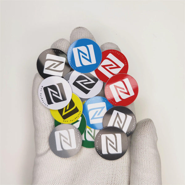 Printed NFC PVC Stickers - NFC Tagify