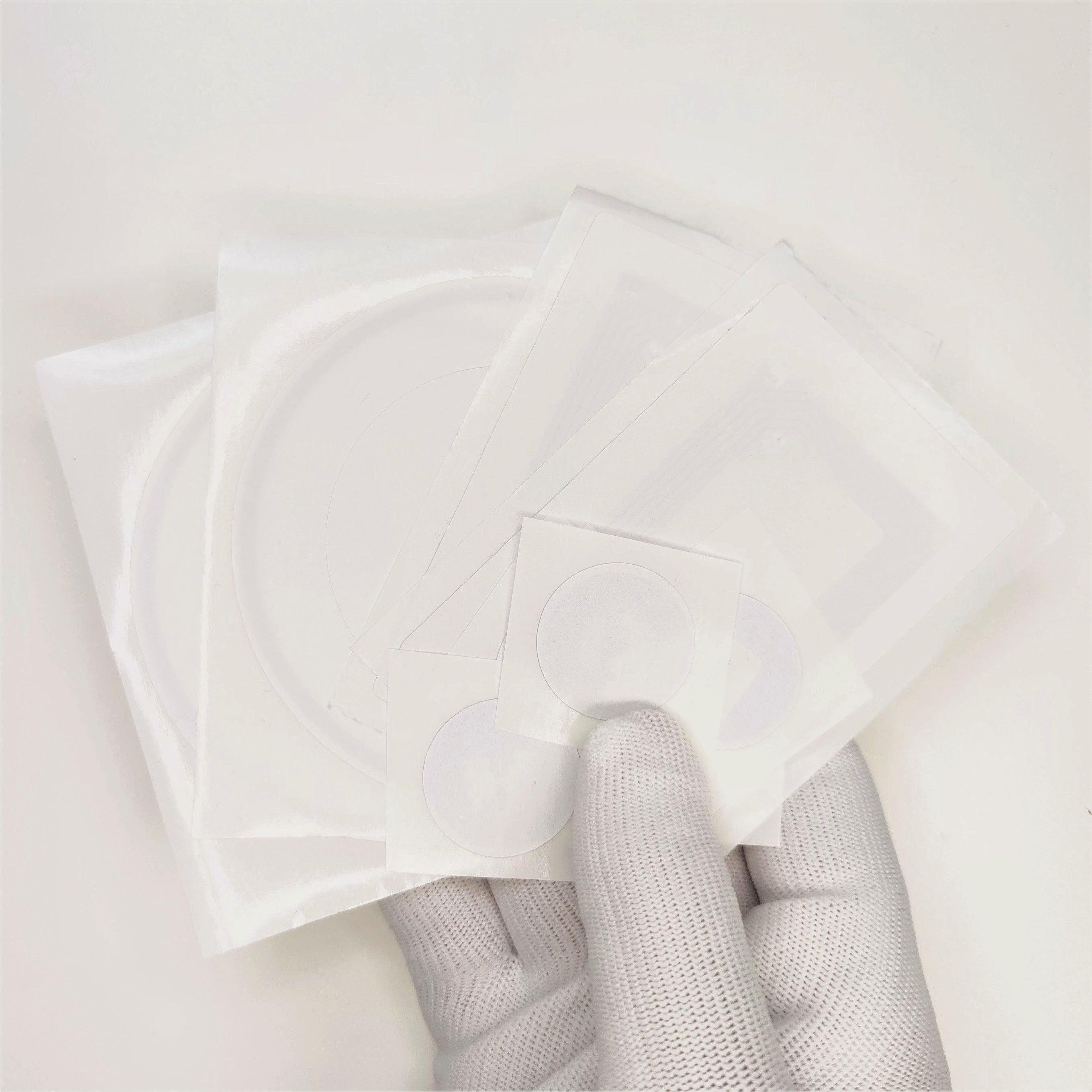 White NFC Soft Stickers NFC Tagify