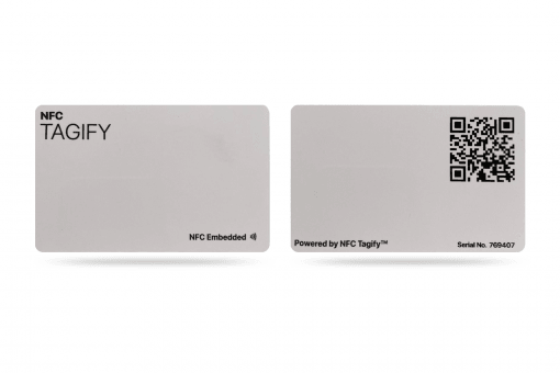Instant PVC e-Cards - NFC Tagify